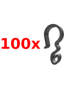 100szt. haczyki 16-19mm na rynnę do lampek świątecznych
