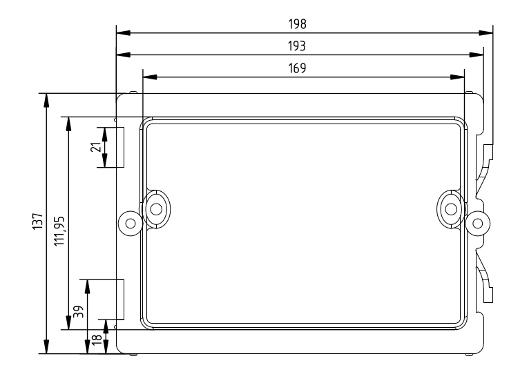 Sanit 299100 ramka małego przycisku do spłuczki - zamiennik 3iDeal - obrazek 2